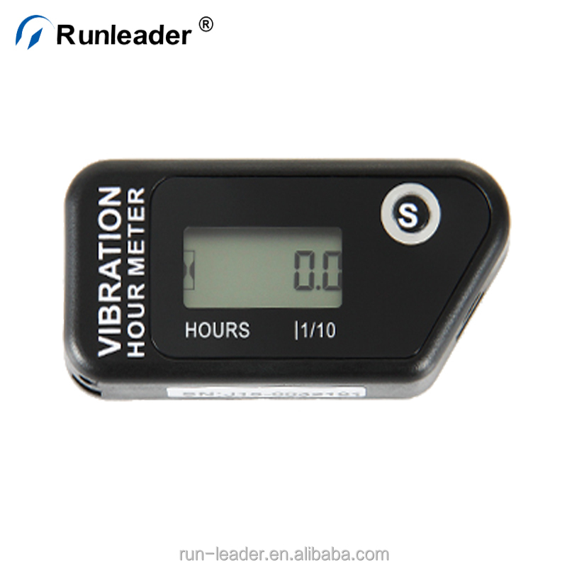 Runleader Цифровой Вибрационный беспроводной счетчик часов для газонокосилки ATV мотокросса трактора Jet двигателя снегохода грузовика питбайка