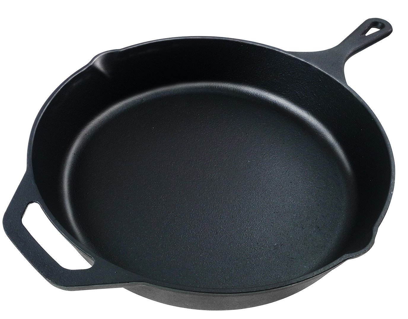 Practical Cookware Set Non-stick Cast Iron Frying Pan With Two Curved Handles