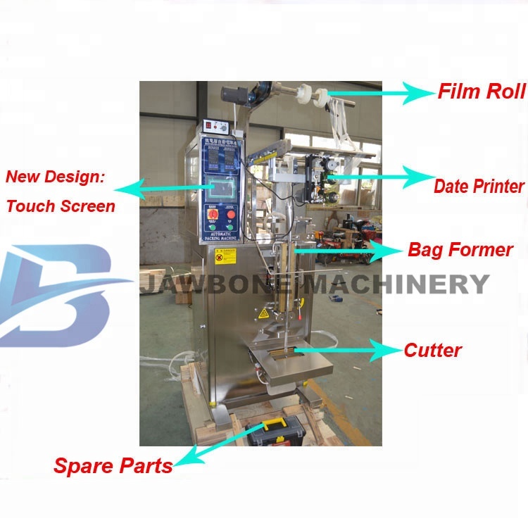 JB-330Y Automatic 2g 5g 7g sachet liquid popsicle packing small ice lolly filling sealing machine