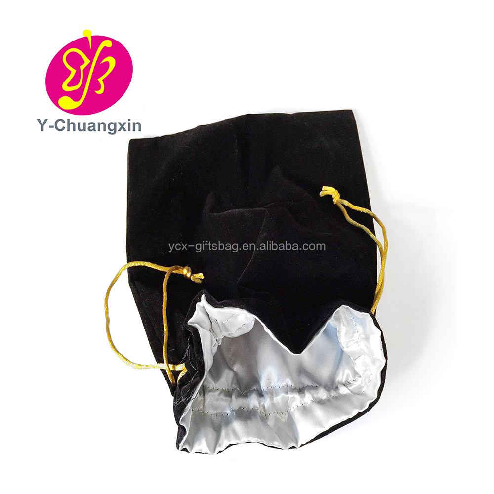 Новое производство индивидуальные большой бархат drawstring мешок пыли для сумки