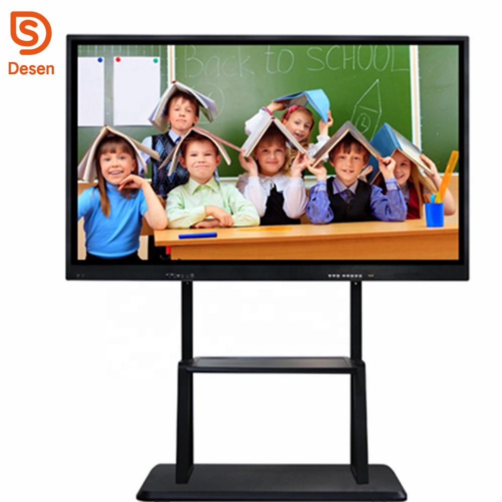 Multi touch 42"-98" inch electronic IR interactive whiteboard, smart board lcd digital signage display school equipment