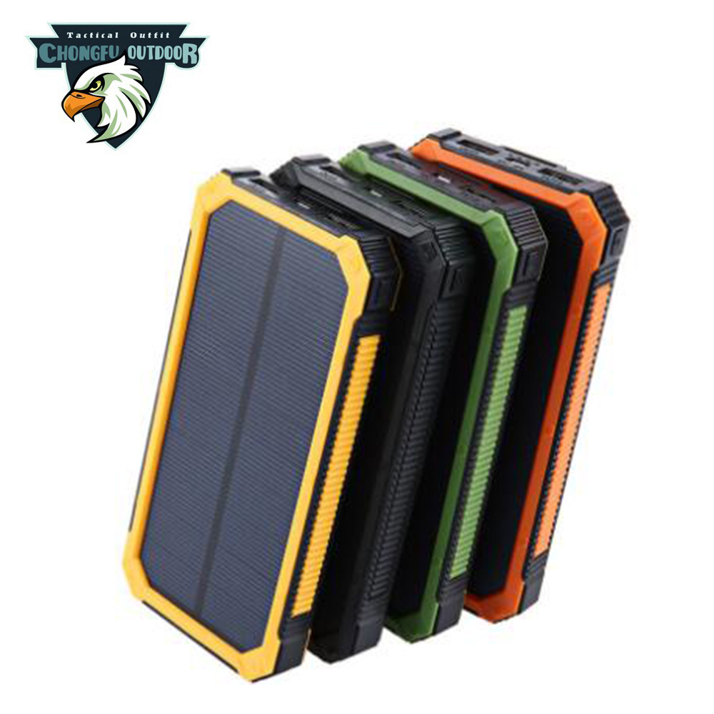 Горячая Распродажа 10000 mah водонепроницаемое пыленепроницаемое солнечное зарядное устройство для наружного кемпинга оптовая продажа