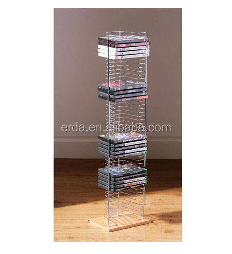 Напольное деревянное основание 50 CD DVD / CD башни стойки