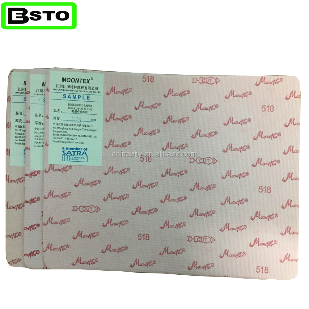 cellulose paper insole board for fashion shoes