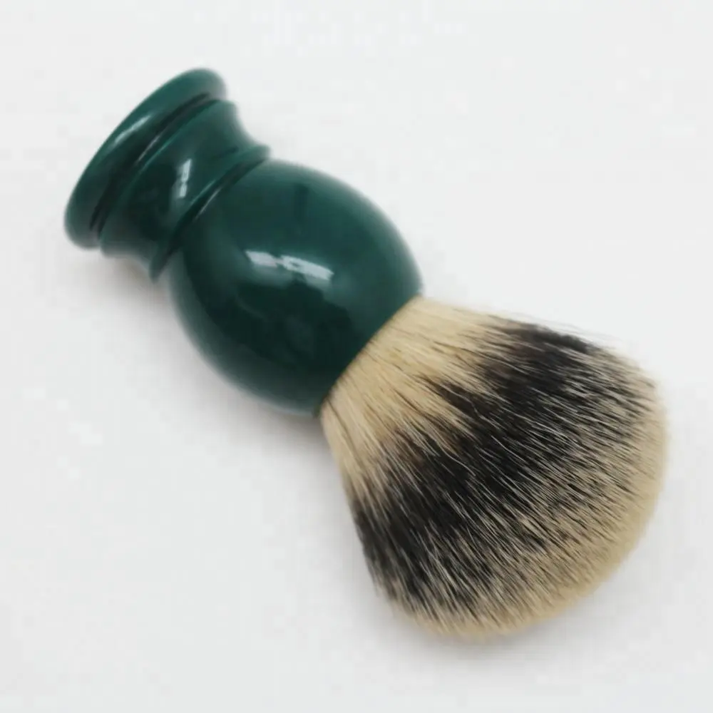 Private Label Shaving Brush For Men Personal Care Private Label Peacock Blue Synthetic Shaving Brush From China