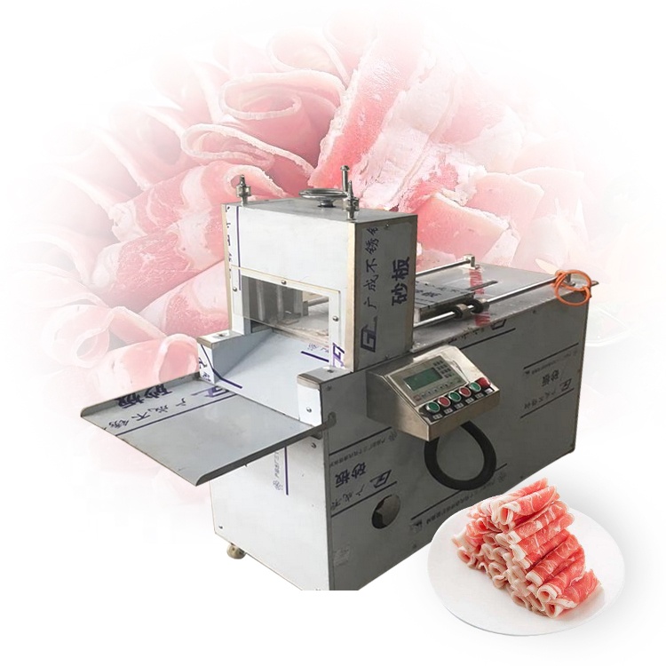 Немецкий автоматический Электрический замороженное мясо slicer машина