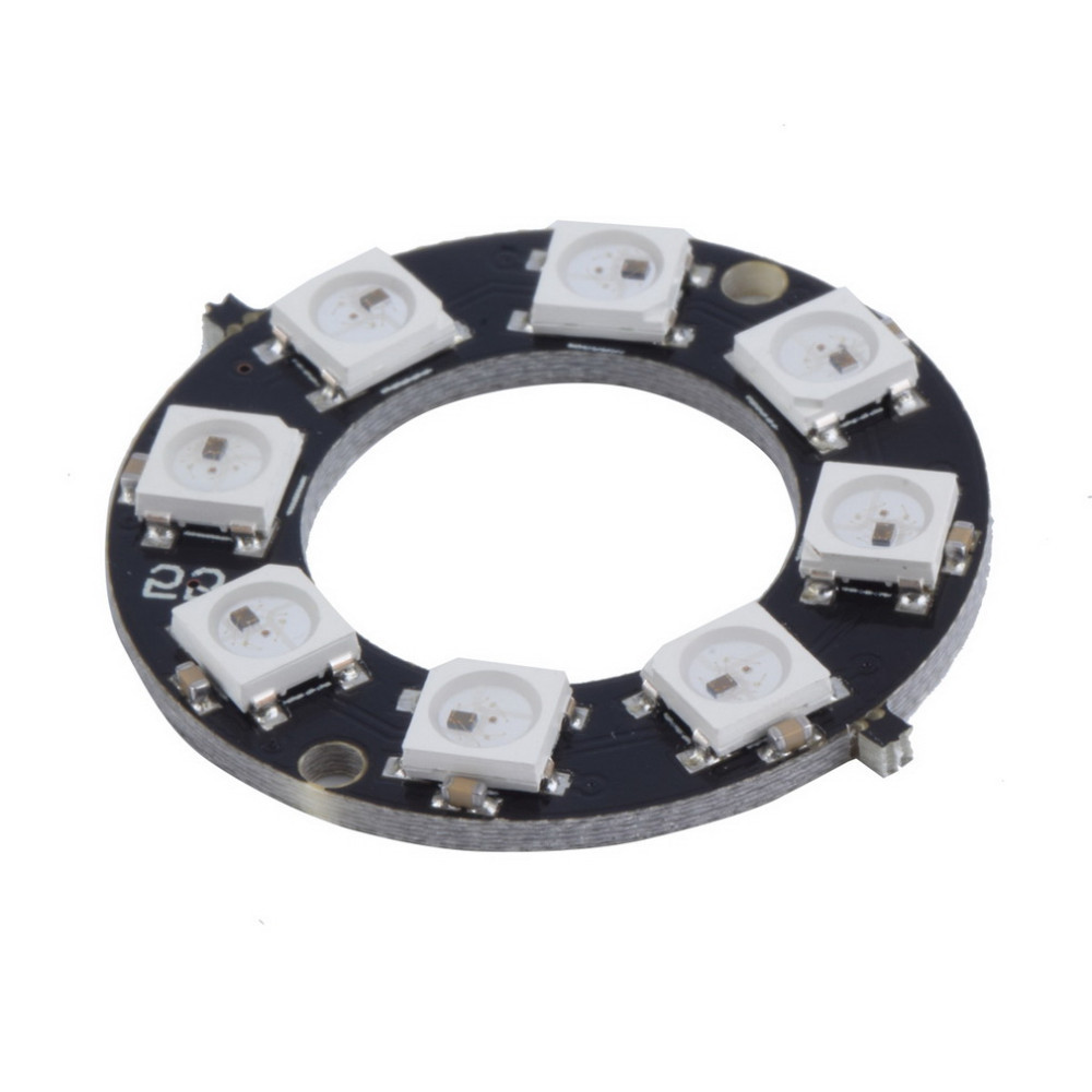 Rgb-светодиодное кольцо 8 светодиодов WS2812 5050 rgb-светодиодная кольцевая лампа со встроенными драйверами