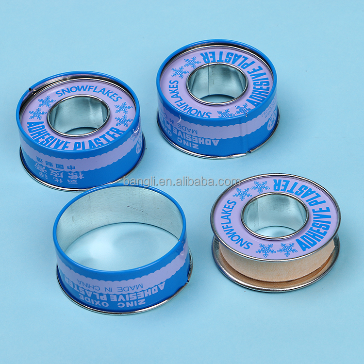 Surgical zinc oxide adhesive tape with OEM tin packing