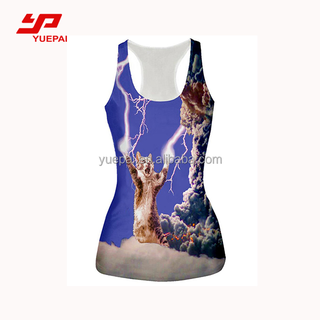 Высокое качество оптовая продажа Сублимация Печатных Пользовательских Running Singlet