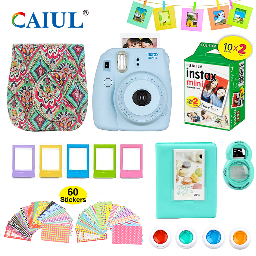 Женская сумка для камеры из искусственной кожи Fujifilm instant camera Instax Mini 9/Mini 8 film