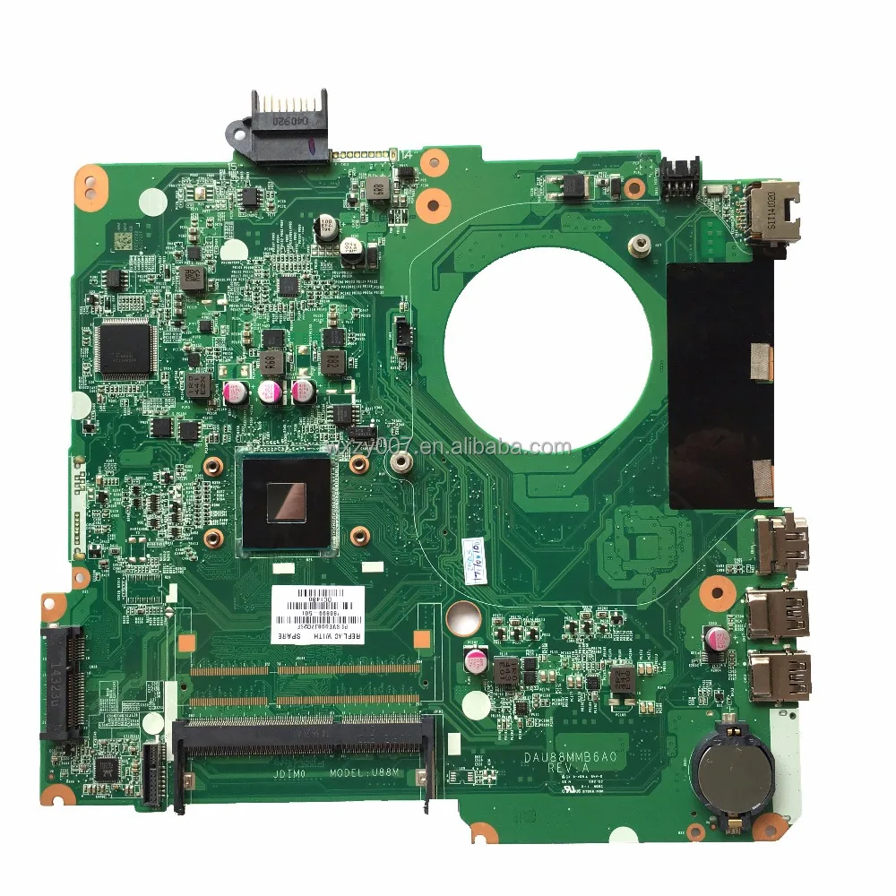 Материнская плата для ноутбука HP 15-F 786899-501, материнская плата DAU88MMB6A0 с процессором SR1YJ N2840