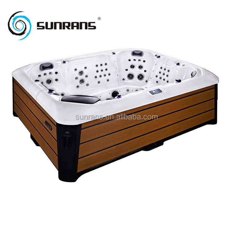 Sunrans акриловый массаж, джакузи, уличная гидромассажная Ванна для 7 человек