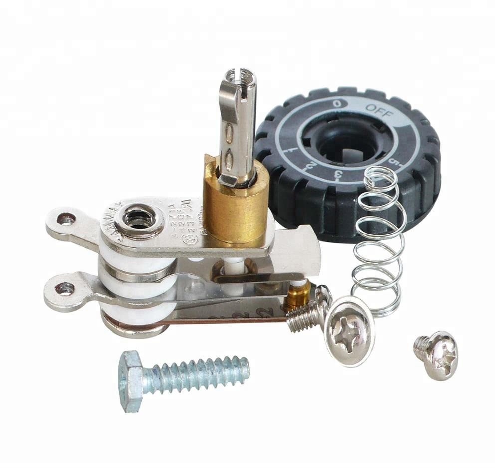 Adjustable bimetal thermostat for electric iron KST-300