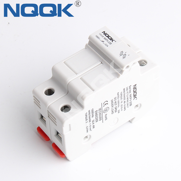 NKPV-25B 2P RT18 1000V DC 10x38 низковольтный Солнечный держатель предохранителя