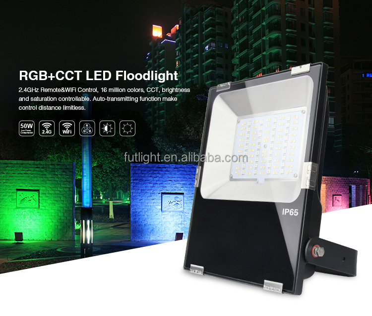 Горячая Распродажа IP65 беспроводной контроль 50 Вт rgb + cct проекционный свет светодиодный цветной прожектор