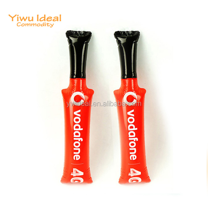 Крикет формы летучей мыши Noisemaker Надувные PE Аплодисменты Stick