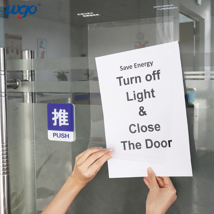 Hot sale New product Magnetic Floating wall mount plastic sign holder Display Poster Stand