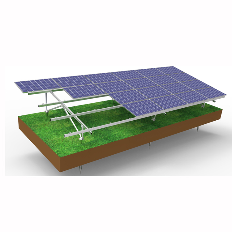 Wholesale Aluminium PV Solar Panel Ground Mounting Structure