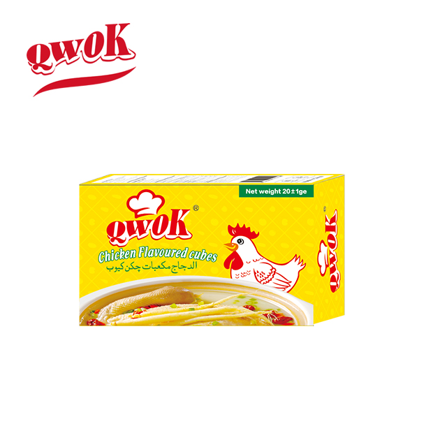 QWOK HALAL мягкий кубик курицы ПРИПРАВА КУБИК бульон кубик
