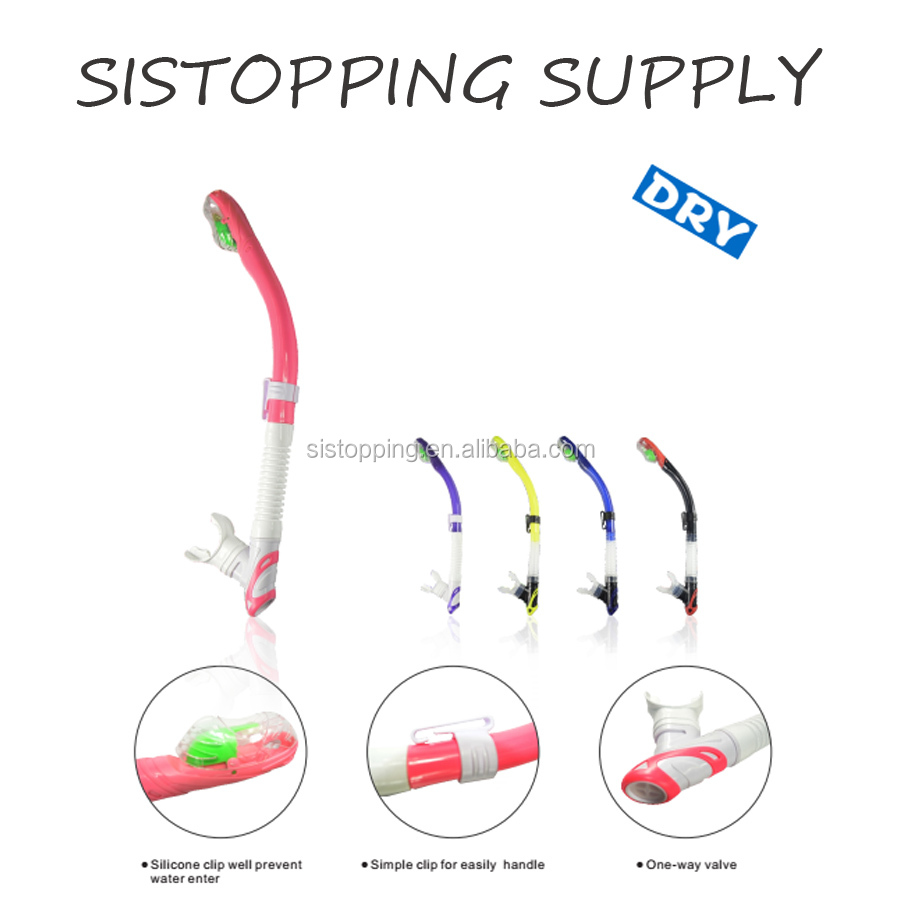 silicone professional Dry snorkel