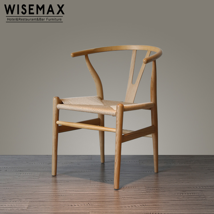 Hans Wegner Wishbone Y стул из цельного дерева для ресторана, деревянный стул, Тканое кресло, деревянный обеденный стул, современный