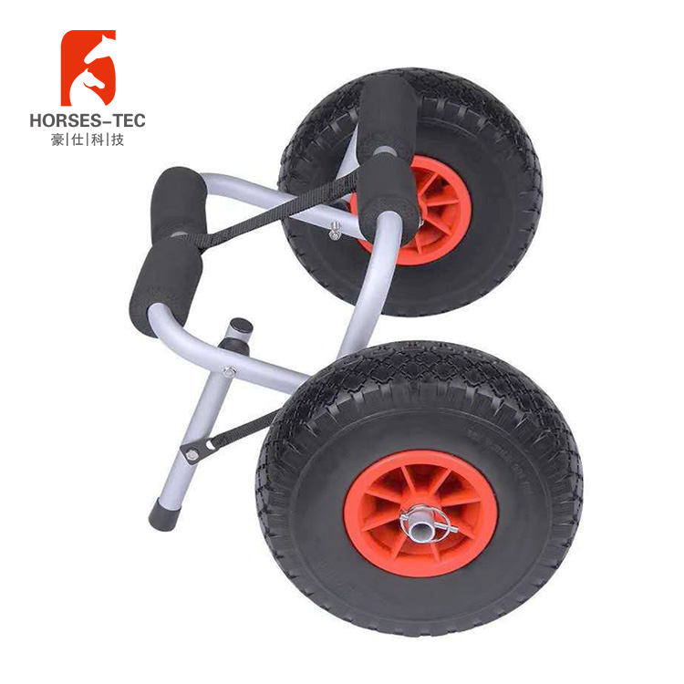 Folding kayak trailer trolley transport cart boat carrier