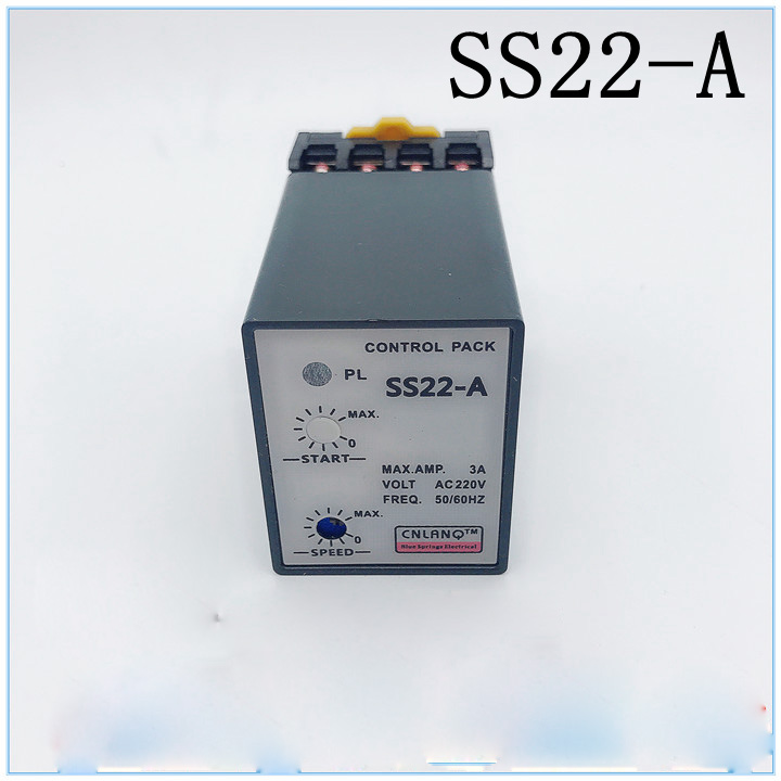 Cnlanq контроль скорости SS22-A 220V фазный мотор-редуктор скорости контроллер переключателя