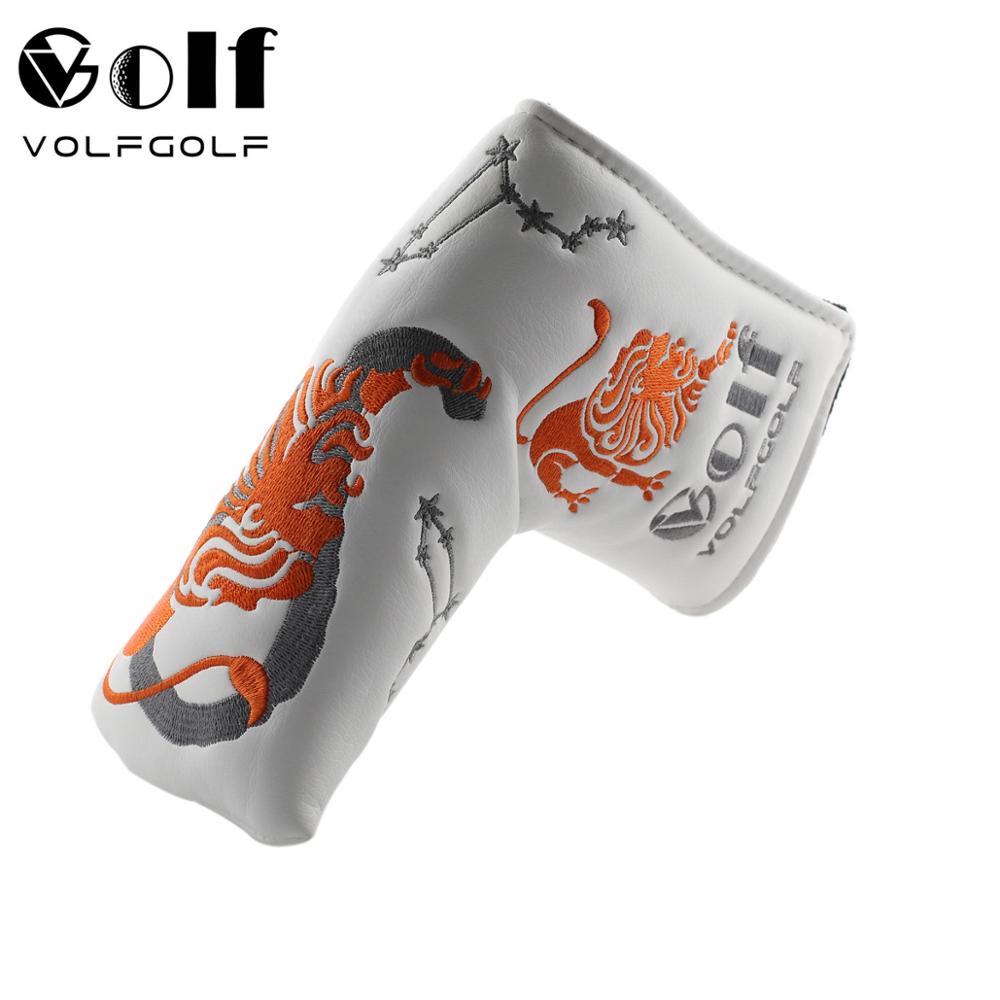 Серия VG Golf Headcover Constellation-Leo White Golf Putter головной убор