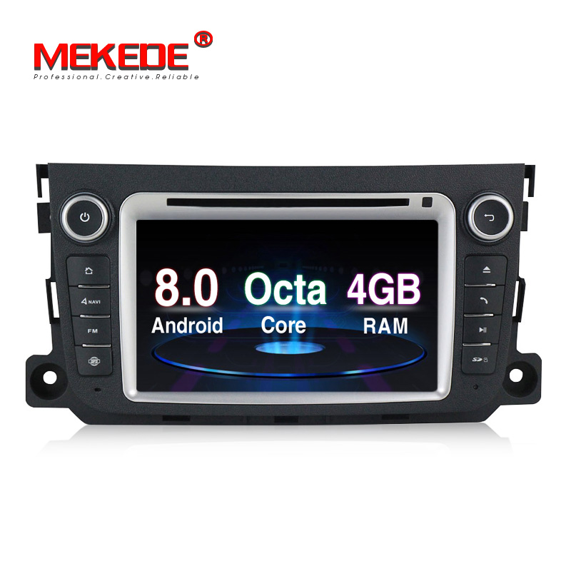 MEKEDE 7 "2DIN Android 8,0 Восьмиядерный Автомобильный cd dvd-плеер для ben z smart с canbus/fakra gps/лучший кулер 4G + 32G