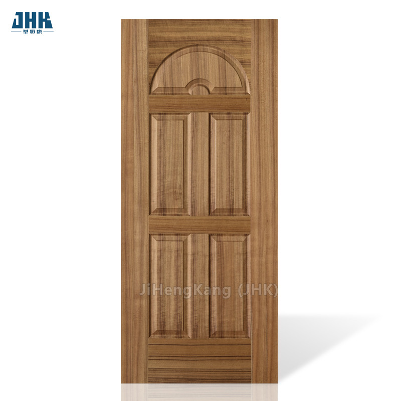 JHK-015 низкие цены, натуральный Тиковый MDF HDF Лист, деревянная облицовка двери