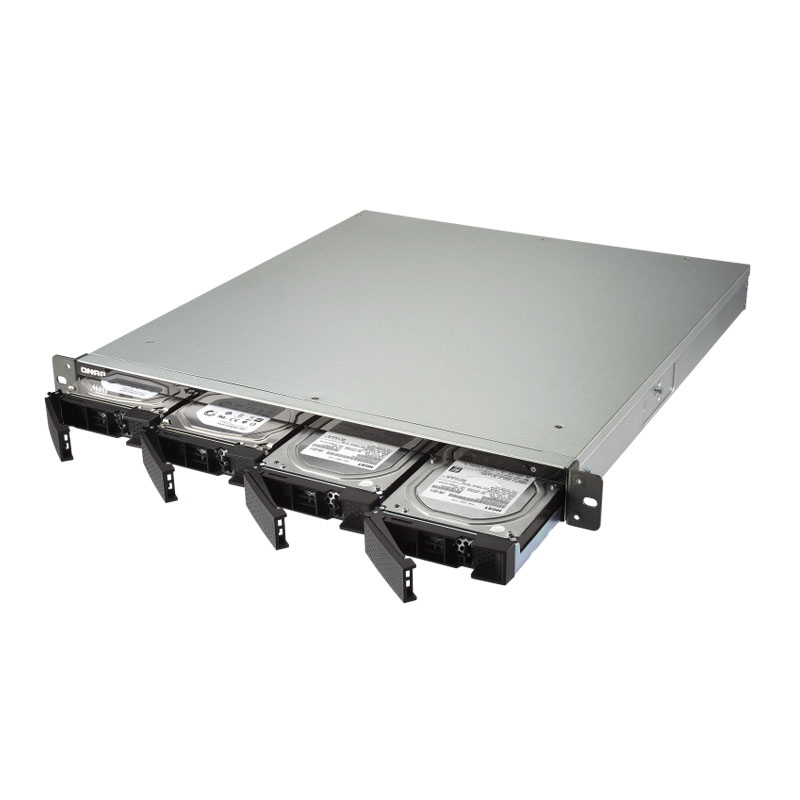 Qnap TS-453BU-RP-4G 1U 4-bay network nas storage server with10GbE-ready, PCIe Expansion Slot