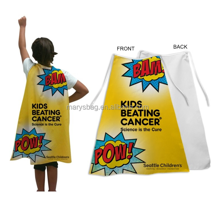 Дети сублимированный полиэстер Super Hero Cape