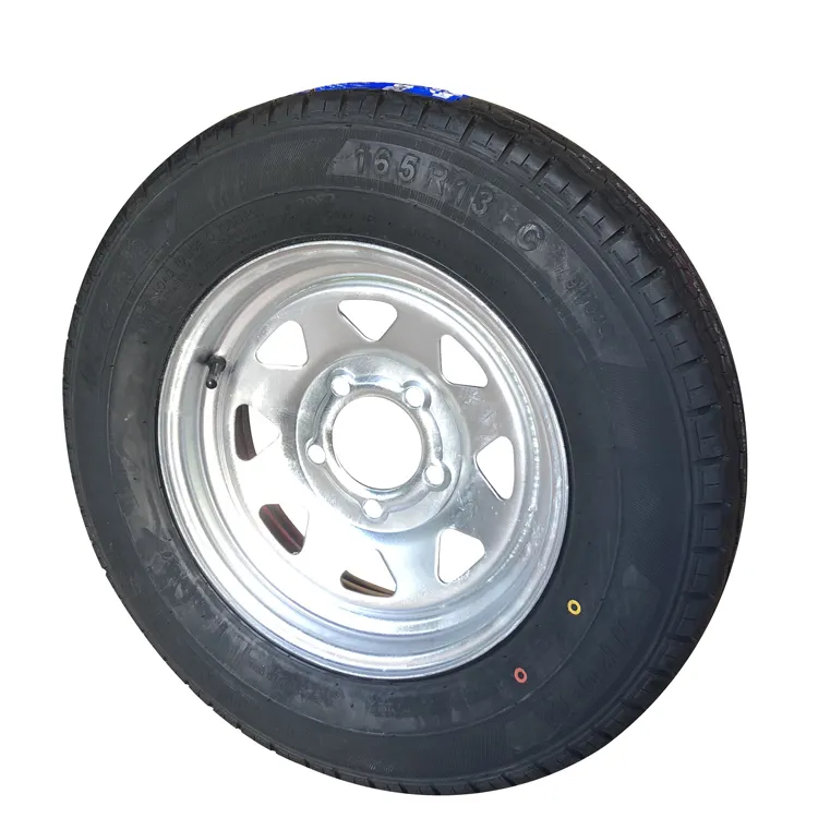 WANDA Trailer Tires 165R13C Fitted With Wheel Rims Cheaper Wholesale Car Tyre