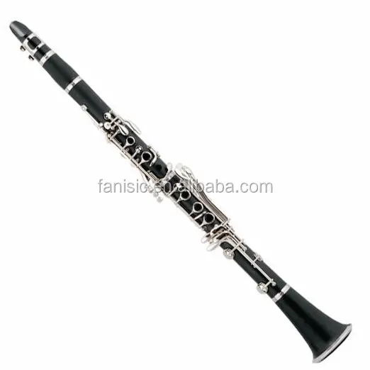 Bb Hard Rubber/Ebonite Clarinet with Silver Plated Keys