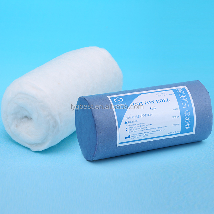 Medical cotton wool roll 100g 250g 500g 1000g
