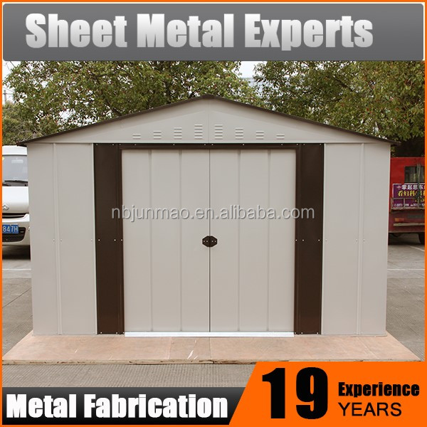 low cost mobile steel shed outdoor metal shed garden yard shed Waterproof steel frame House