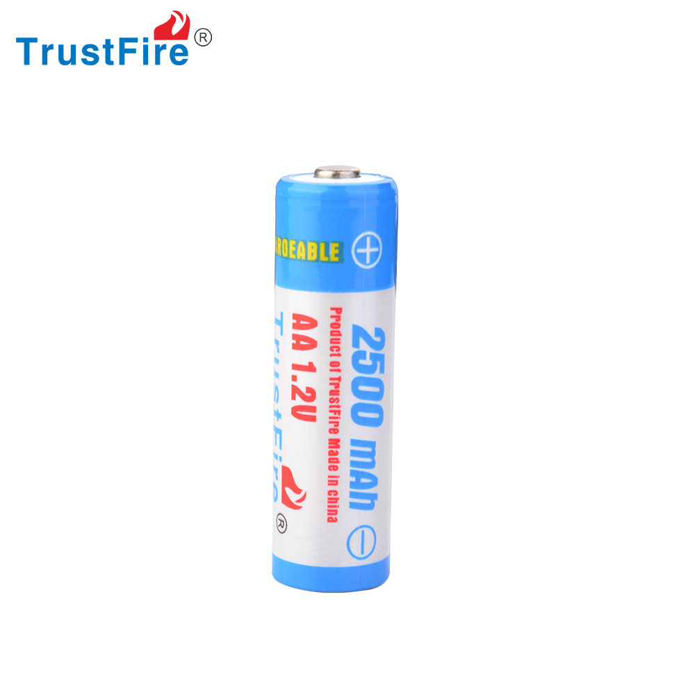 TrustFire Ni-MH 2500 мАч 1,2 в AA никель-металлогидридные батареи хорошего качества