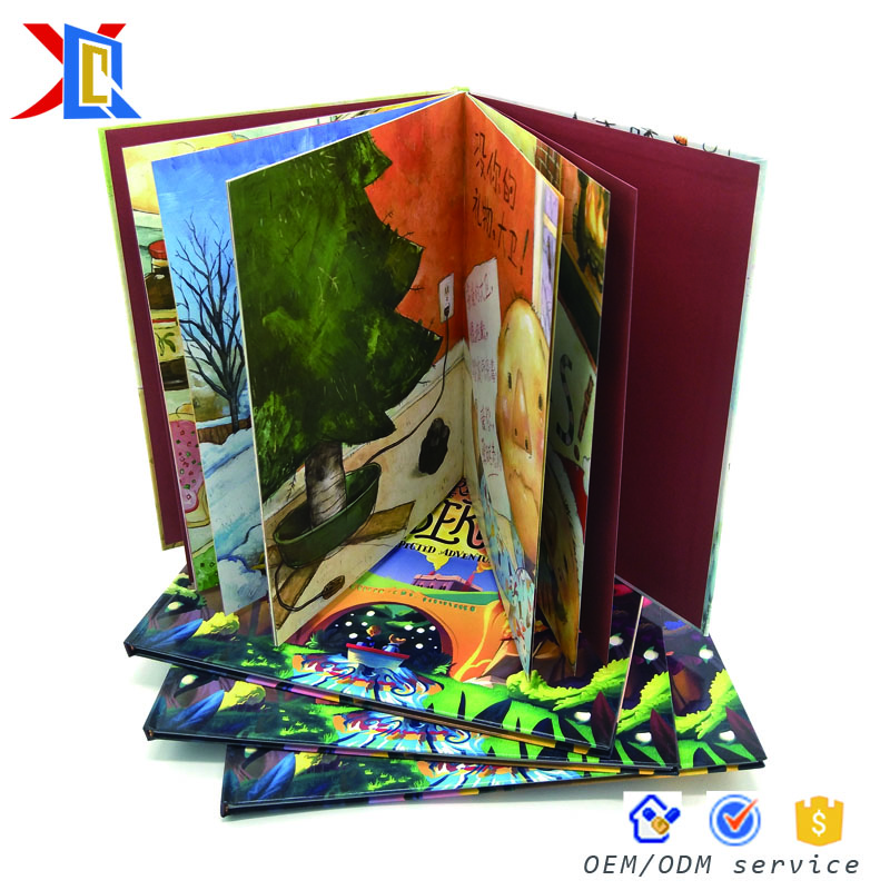 Печать книг в твердом переплете для детей A3