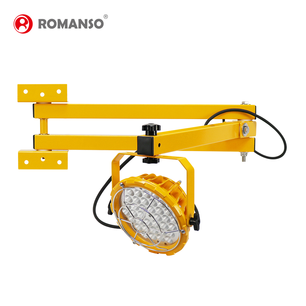 High bright Loading Dock Lights 360 Degree Rotatable Lamp Head Dock Light With Flexible Arms