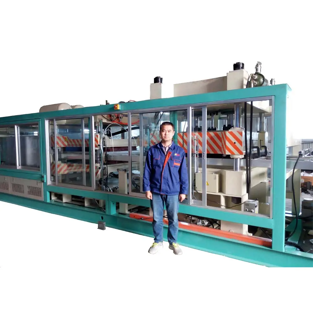 Automatic PS Foam Disposable Container Making Machine Take Away Food Box Forming Machine