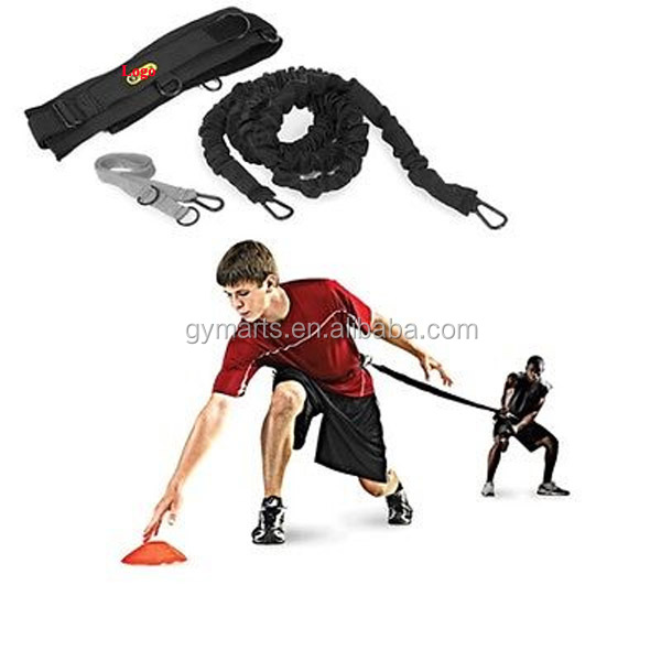 Bungee Cord / latex resistance band with waist belt strap