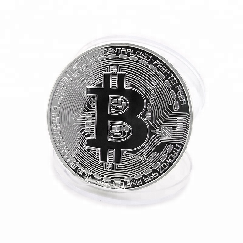 Оптовая продажа, железный сувенир с индивидуальным дизайном, монета биткоина из физического металла