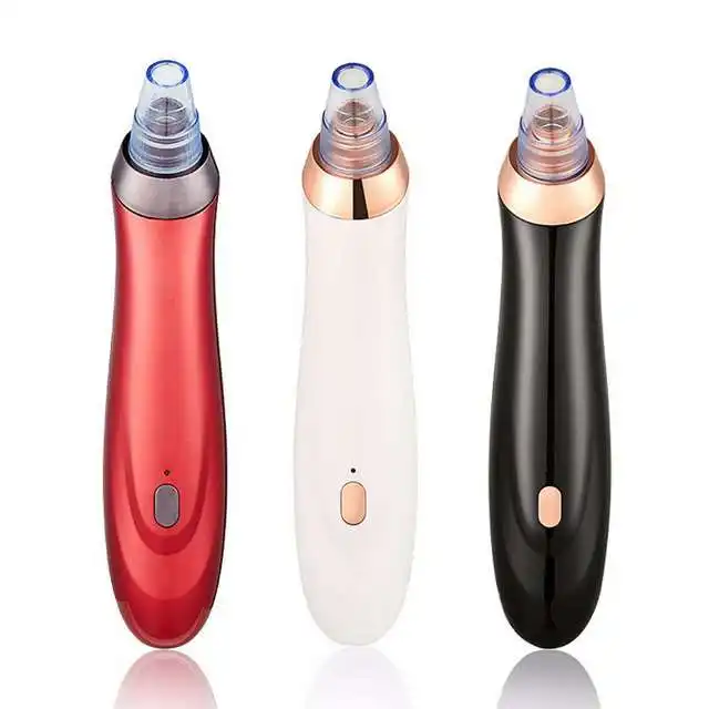 4 in 1 Electric Blackhead Vacuum Suction Removal Skin Facial Pore Cleaner Acne Comedone Extractor Tool Set