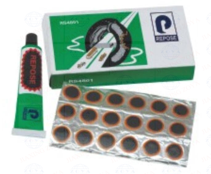 Bicycle tire inner tube patch RS4801 25mm round patches + 20cc glue 48pcs/box, 200box/carton
