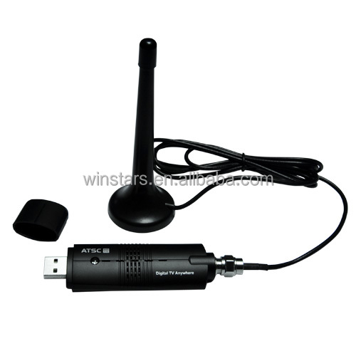 USB2.0 ATSC аналоговый и цифровой Гибридный ТВ-тюнер. Мини A + D ТВ-приемник с USB для просмотра ТВ на ПК/ноутбуке/компьютере