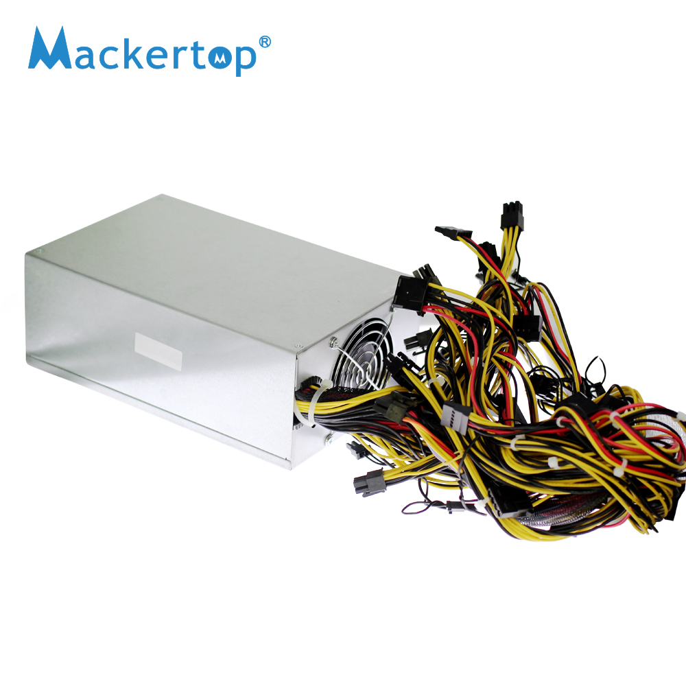 Новый GPU miner ATX PSU 2000W блок питания для эфириума майнинга биткоинов