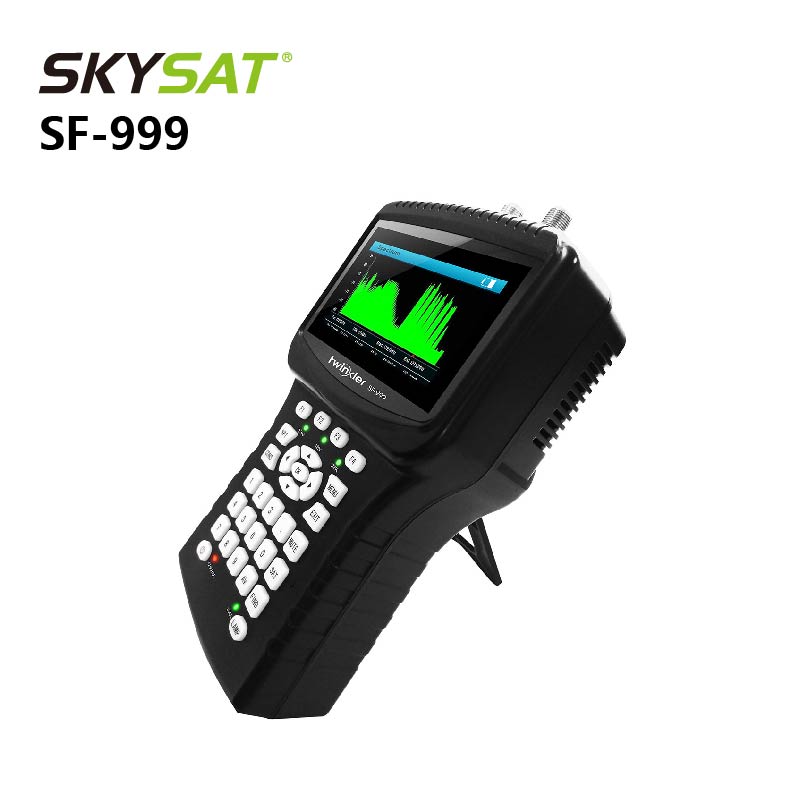 Twinkler SF-999 HD Combo Finder метр с 4,3 дюймов ЖК-экран Поддержка DVB-S2 DVB-T2 DVB-C анализатор спектра динамик факел CCTV