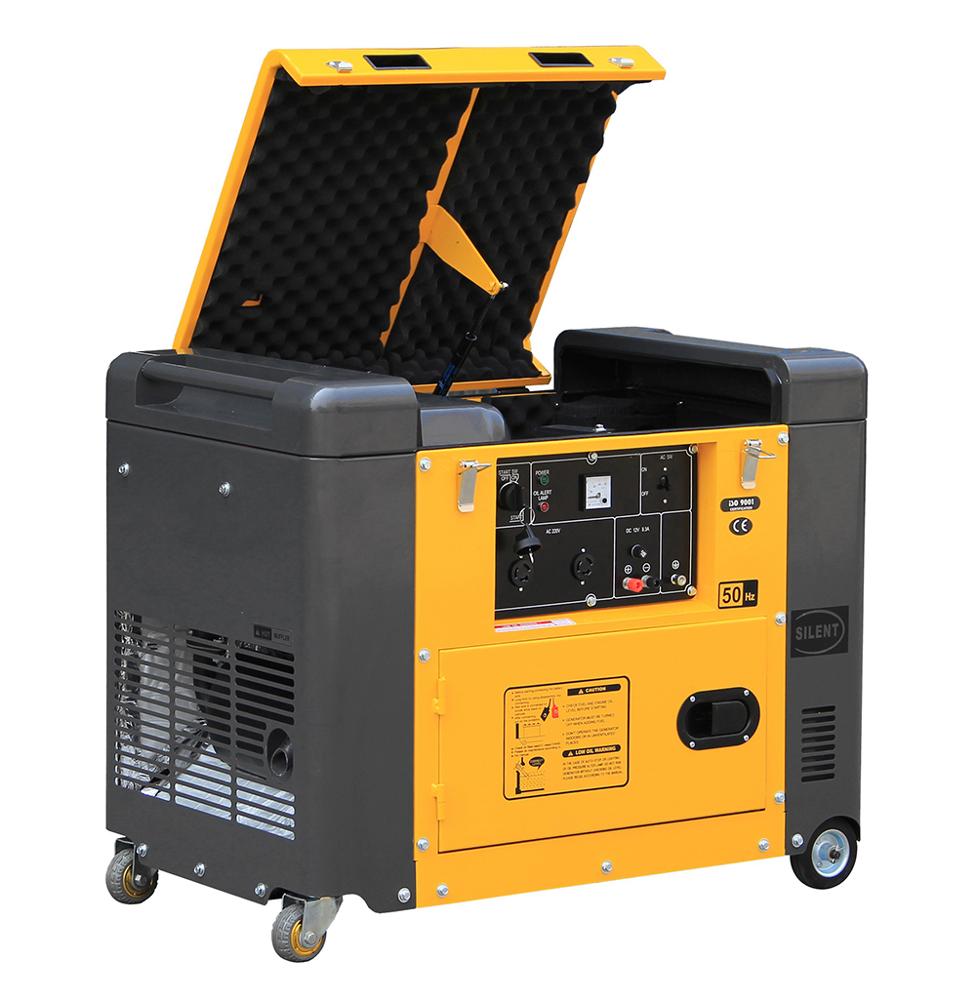 Портативный дизельный генератор 7kva 5kva Цена генератора DG8500SE