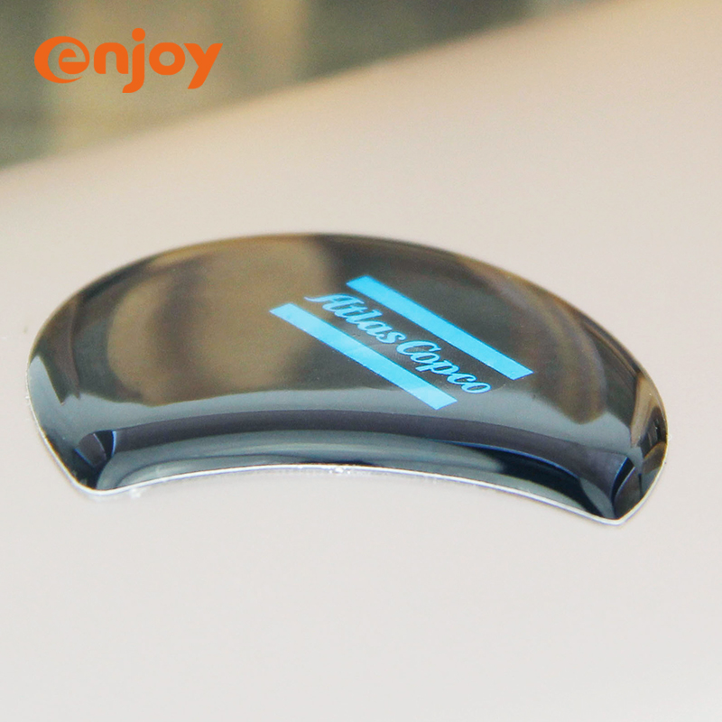 3D Raised Make epoxy sticker, epoxy resin sticker, dome labels