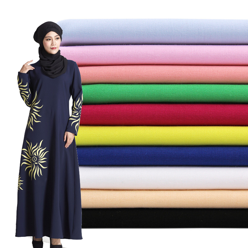 Супер мягкий и удобный 100% полиэстер материал микрофибра ткань для Abaya